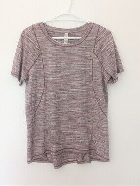 Lululemon Make Miles Count Short Sleeve Training Runs Gym Athletic Activewear 8